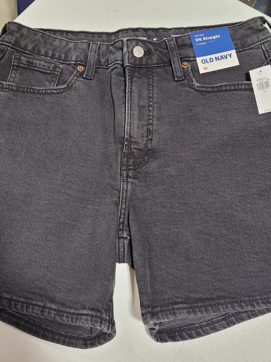 Old Navy Pants - Old Navy Black/Grey OG Straight Jean Shorts